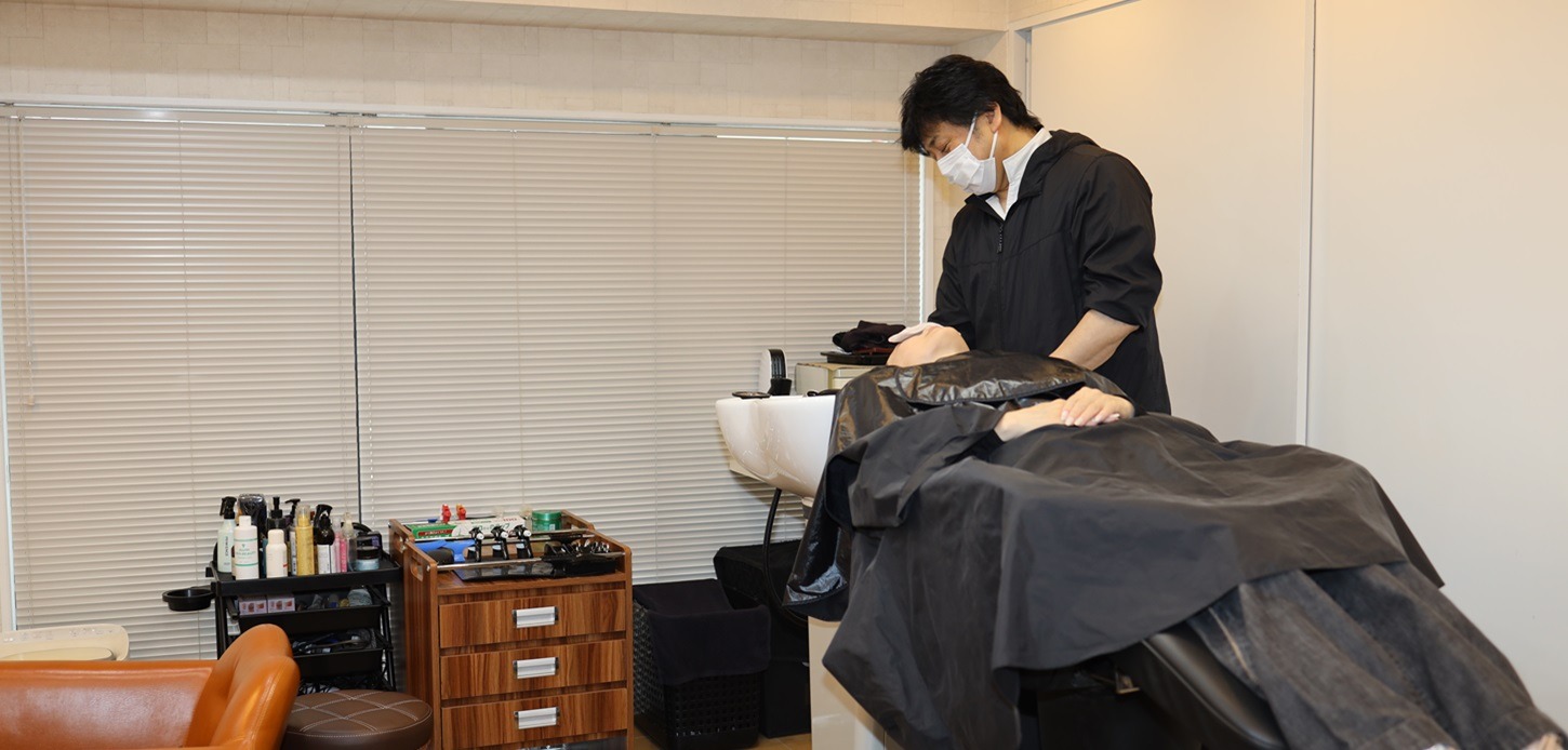 Ryu Brand Hairシャンプー台